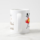 Tasse Géante Cuisine Magicien Retro Cuisine Art (Dos)