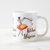Tasse Géante Cuisine Magicien Retro Cuisine Art (Droite)