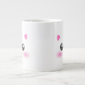 Tasse Géante Cute Pig Face - minimalisme kawaii (Devant)