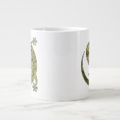 Tasse Géante Cute Tribal Green Gecko (Devant)