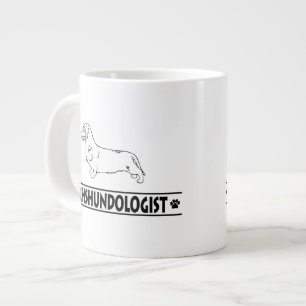 Tasse Géante Dachshund à poil dur humoristique