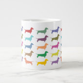 Tasse Géante Dachshund Confetti (Devant)