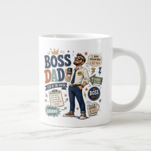 Tasse géante de café « Papa Boss » cadeau drôle po