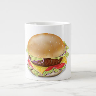 Tasse Géante Délicieux hamburger ou cheeseburger.