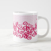 Tasse Géante Dentelle rouge (Droite)