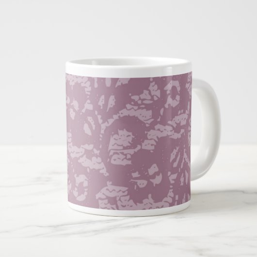 Tasse Géante Dentelle violette (Devant droit)