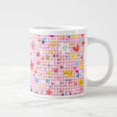 Tasse Géante dessin animé motif rose (Droite)