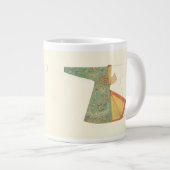Tasse Géante Dessin de Kimono semi-fini (Devant droit)
