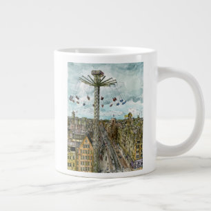 Tasse Géante Destinations Watercolor European Swing