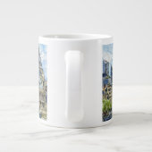 Tasse Géante Destinations | Watercolor River Thames Waterfront (Dos)