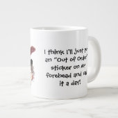 Tasse Géante Deux amis amusants (Devant droit)