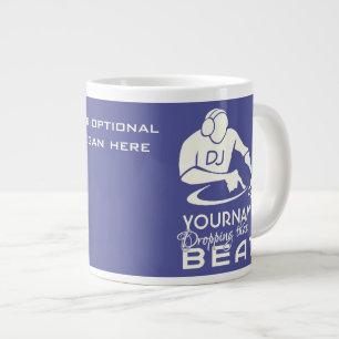 Tasse Géante DJ taches de couleurs personnalisées