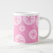 Tasse Géante Dollar de sable blanc et rose (Droite)