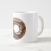 Tasse Géante Donuts avec glaçage au chocolat (Devant droit)