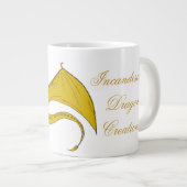 Tasse Géante Dragon de Soupe Gold par IDC (Devant droit)