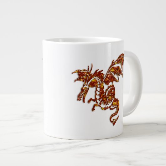 Tasse Géante Dragon Flamboyant (Devant droit)