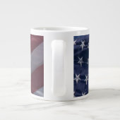 Tasse Géante Drapeau américain. (Dos)
