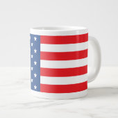 Tasse Géante Drapeau américain (Devant droit)