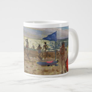 Tasse Géante Drapeau bleu et nuance rouge Montalivet du soleil