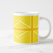 Tasse Géante Drapeau britannique Union Jack très jaune (Droite)