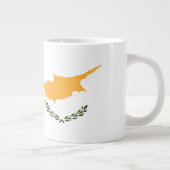 Tasse Géante Drapeau de Chypre (Droite)