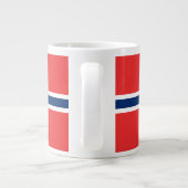 Tasse Géante Drapeau de la Norvège (Dos)