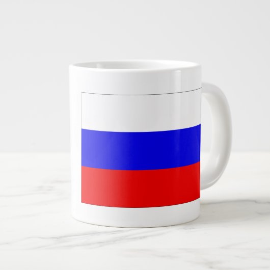 Tasse Géante Drapeau de la Russie (Devant droit)