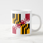 Tasse Géante Drapeau de l'État du Maryland (Droite)