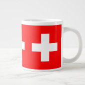 Tasse Géante Drapeau suisse (Droite)