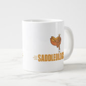 Tasse Géante Drôle de selle de cheval (Devant droit)