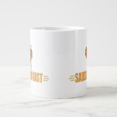 Tasse Géante Drôle de selle de cheval (Devant)