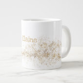 Tasse géante "E" Monogrammée Soupe Glace (Devant droit)