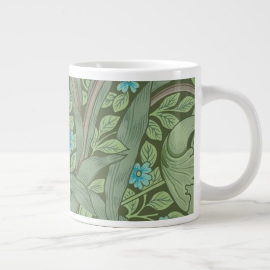 Tasse Géante Échantillon de Motif de papier peint avec "Oubliez (Droite)
