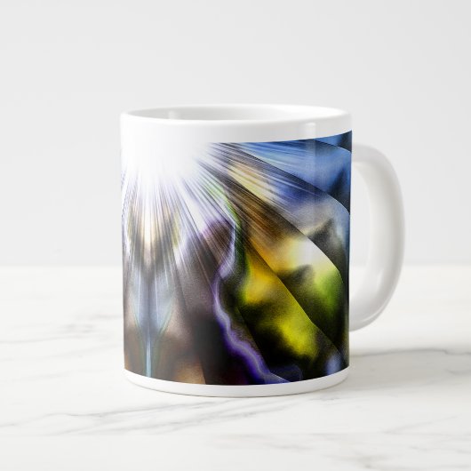 Tasse Géante Éclatement De Lumière (Devant droit)