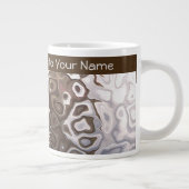Tasse Géante Effet Snakeskin Brown brillant (Droite)