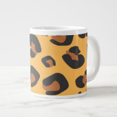 Tasse Géante Empreinte de léopard, Spots de léopard, Leopard Br (Devant droit)