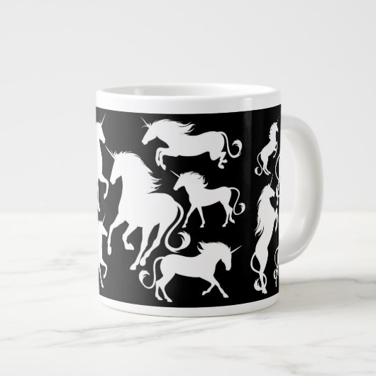 Tasse Géante ensemble de licornes (Devant droit)