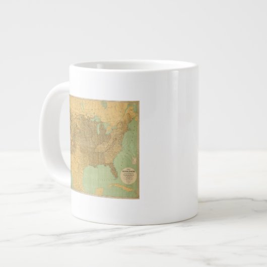 Tasse Géante États-Unis et territoires (Devant gauche)