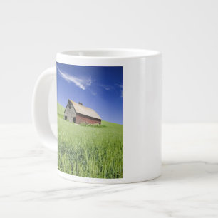 Tasse Géante États-Unis, Washington, Vieille grange rouge au pr