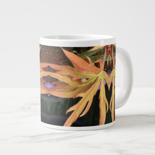 Tasse Géante Étude de feuille 2 (Devant droit)