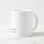 Tasse Géante Évitez le Stampeds (Devant droit)