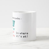 Tasse Géante Évitez le Stampeds (Devant)