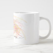Tasse Géante Exotic Plumeria Flower Abstract (Droite)