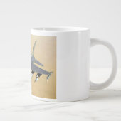 Tasse Géante F-16 Avion de combat Falcon Block 40 (Droite)
