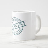 Tasse Géante Fabriqué en 1997 Année de naissance Timbre vert ro (Devant droit)