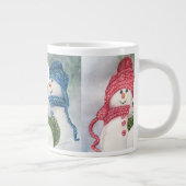TASSE GÉANTE FAMILLE D'AMATEURS DE NEIGE (Droite)
