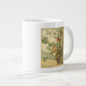 Tasse Géante Fée d'orme ailée assise dans un arbre (Devant droit)