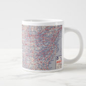 Tasse Géante Feuille de route États-Unis (Droite)