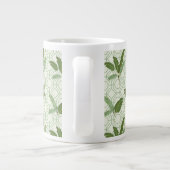 Tasse Géante Feuilles de palmiers tropicaux (Dos)