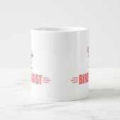 Tasse Géante Flamant rose drôle (Devant)